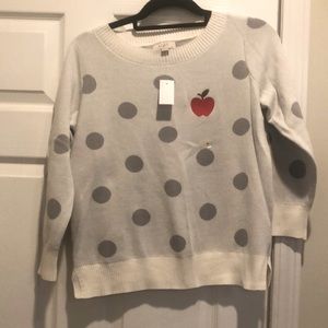 Cute NWT Loft Sweater in Med.